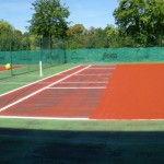 peinture court de tennis