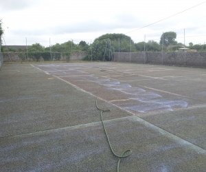 ponçage court de tennis Ponçage court de tennis