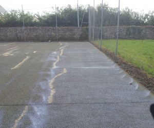 Ponçage court de tennis Ponçage court de tennis